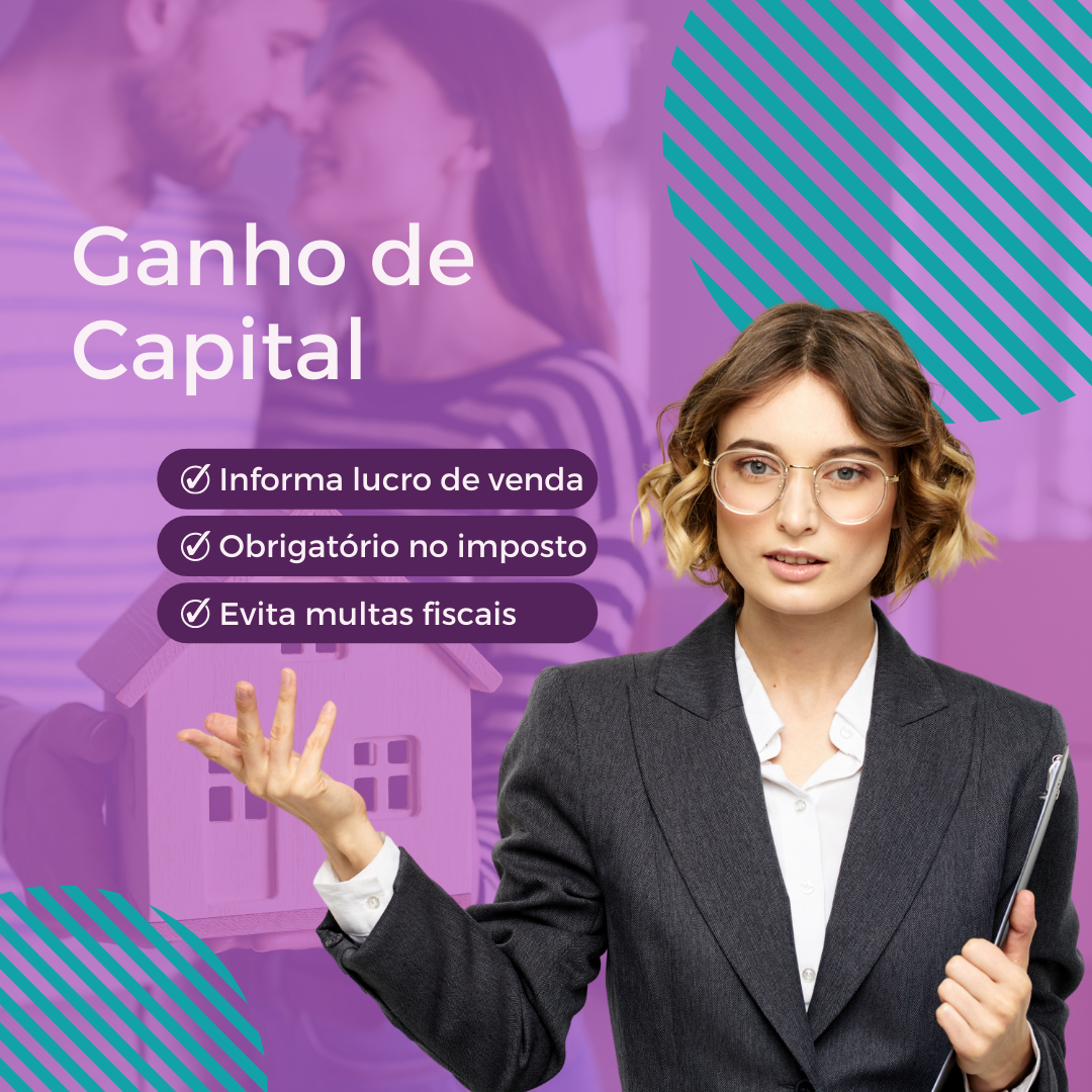 IRPF Ganhos de capital na alienação de bens e direitos Pacont